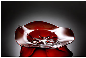 Reijmyre Glasbruk, glasfat, produktfoto