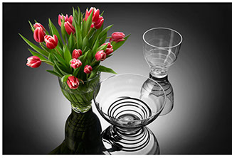 Reijmyre Glasbruk, vas, glas, skål, produktfoto