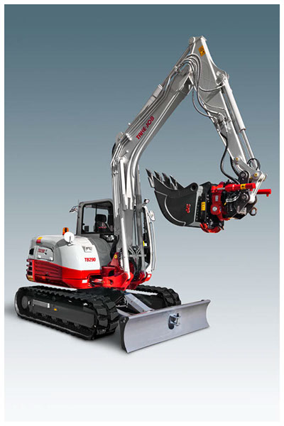 grävmaskin, produktfoto